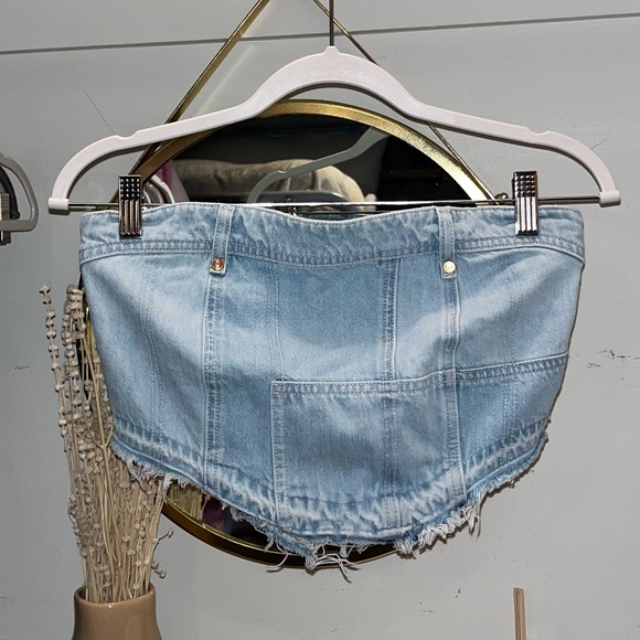 ASOS Tops - Denim Corset Top